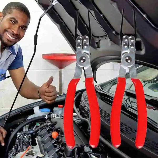 Planet Gates RED / China Universal Auto Relay Disassembly Clamp Fuse Puller Relay Fuse Pliers Relay Puller Relay Remover Plier Auto And 9" Tool