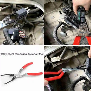 Planet Gates RED / China Universal Auto Relay Disassembly Clamp Fuse Puller Relay Fuse Pliers Relay Puller Relay Remover Plier Auto And 9" Tool