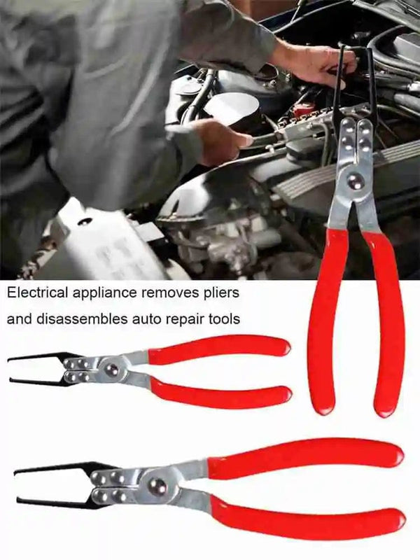 Planet Gates RED / China Universal Auto Relay Disassembly Clamp Fuse Puller Relay Fuse Pliers Relay Puller Relay Remover Plier Auto And 9" Tool