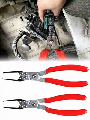 Planet Gates RED / China Universal Auto Relay Disassembly Clamp Fuse Puller Relay Fuse Pliers Relay Puller Relay Remover Plier Auto And 9" Tool