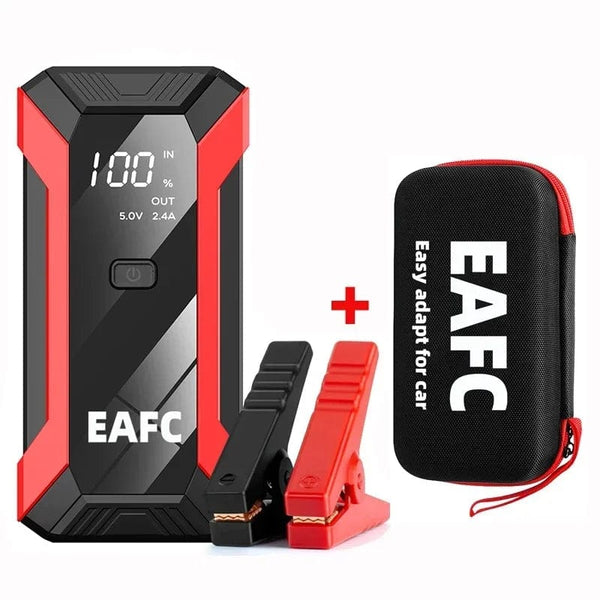 Planet Gates Red / CZECH REPUBLIC 12V Car Jump Starter 1200A Output Portable Emergency Start-up Charger Petrol Car Power Bank Booster Battery Starting Device
