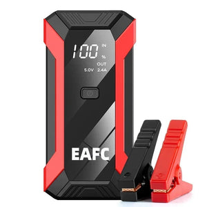 Planet Gates Red / CZECH REPUBLIC 12V Car Jump Starter 1200A Output Portable Emergency Start-up Charger Petrol Car Power Bank Booster Battery Starting Device