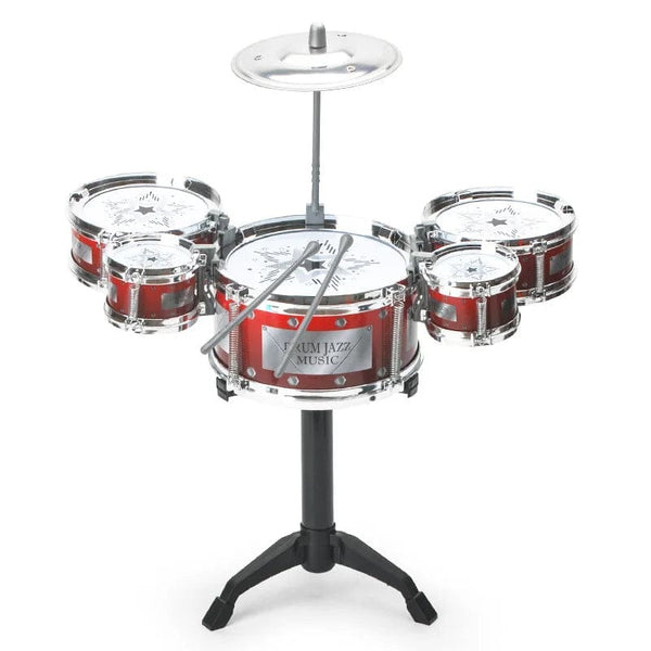Planet Gates Red Drum sets for children beginners children's toys dynamic jazz drums for western percussion instrument