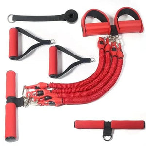 Planet Gates Red Fitness Pull Pedal Exercise At Home Fitness Exercise Resistance Band Sports Weight Loss Thin Belly Yoga Shaping Exerciser