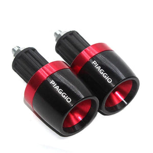 Planet Gates Red For Piaggio BQY BYQ FLY Liberty Medley 150 ZIP50 125 ww150 Beverly 300  Motorcycle CNC 7/8"22MM Grips Handle Bar Cap End Plugs