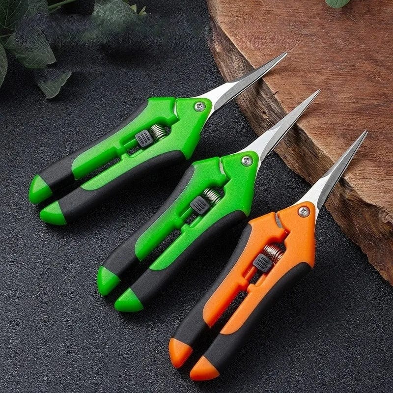 Planet Gates Red Garden Tools Secateurs Bonsai Shears Metal Gardening Scissor Pruning Tool Hand Cutter Fruit Picking Weed Household Potted 1PC