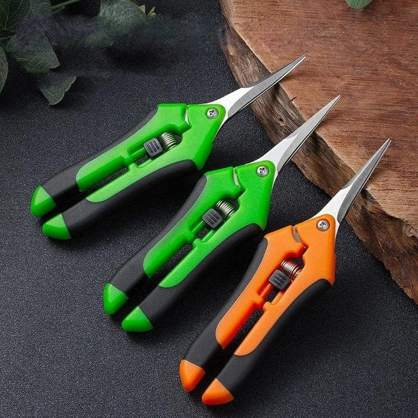 Planet Gates Red Garden Tools Secateurs Bonsai Shears Metal Gardening Scissor Pruning Tool Hand Cutter Fruit Picking Weed Household Potted 1PC