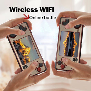 Planet Gates Red Gold / 64G(15K Games) MIYOO A30 Handheld Game Console 2.8'' IPS Screen Linux System Horizontal Retro Emulator Video Console Vibration Motor Kids Gifts