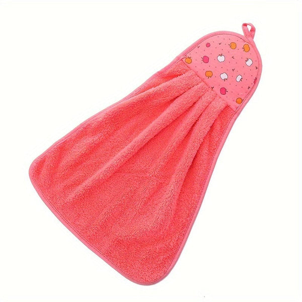 Planet Gates Red Green Purple 3pcs Super Soft Kitchen Hand Towels - Hangable & Absorbent, Bathroom Accessories