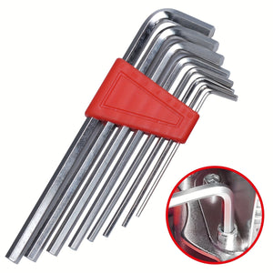 Planet Gates Red Hexagonal Wrench Set Tool For Car Repairing