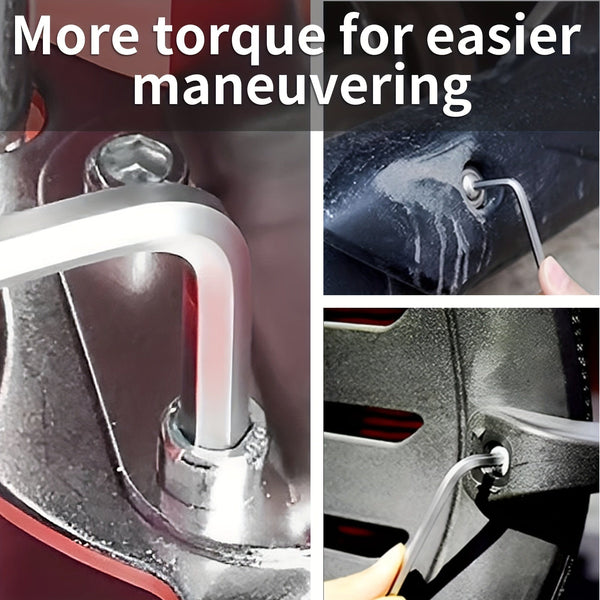 Planet Gates Red Hexagonal Wrench Set Tool For Car Repairing