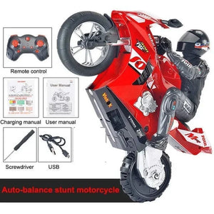 Planet Gates Red High Speed Motorbike Model 2.4G 1:6 Big RC Motorcycle Car Radio Control Car Remote Controlled Toy Drift Stunt Cars Toys For Boy