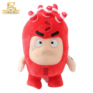 Planet Gates Red Kawaii Oddbods Fuse Bubbles Newt Pogo Slick Jeff Zee Plush Stuffed Toys Cute Cartoon Anime Mini Dolls Soft Pillow Kid Child Gift