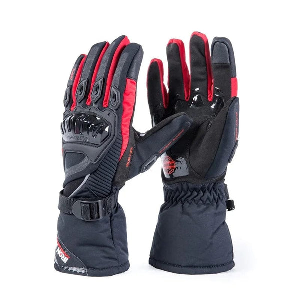 Planet Gates Red / L / CHINA IRON JIA'S Warm Motorcycle Gloves Touch Screen Protective Winter Motorbike Waterproof Windproof Riding Motocross Gloves for Men