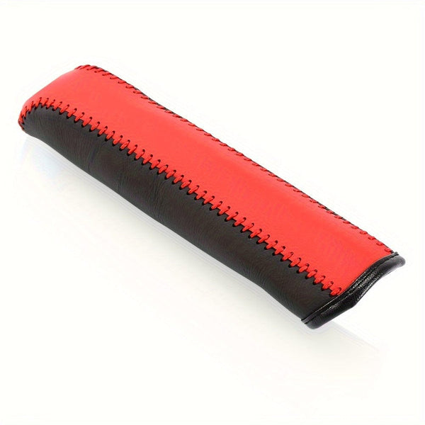 Planet Gates Red Line New design, Car Gear Hand Brake Cover Sleeve Car Interior Protect Cover, Protector Accessories, Faux Leather