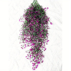 Planet Gates Red Lotus 2pcs Premium Oxidation-Resistant Artificial Hanging Plants - Perfect for Indoor & Outdoor Decoration!