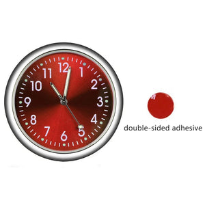 Planet Gates Red Mini Watch Mini Quartz Clock Light Emitting Electronic Clock Waterproof Bicycle Motorcycle Watch Dashboard Car Clock