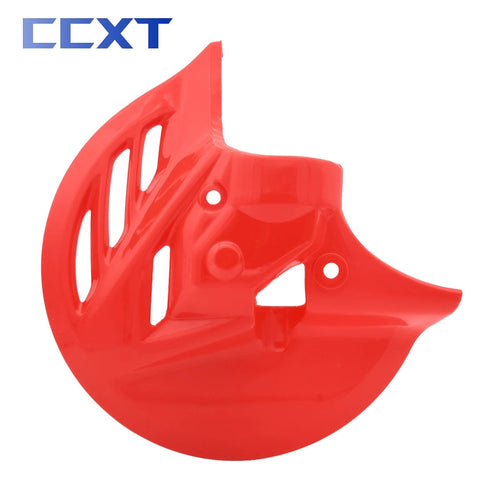 Planet Gates Red Motorcycle Brake Disc Protection Cover Plastic Protective Cover For Honda CRF250R CRF450R CRF250RX CRF450RX CRF250X CRF450X Part