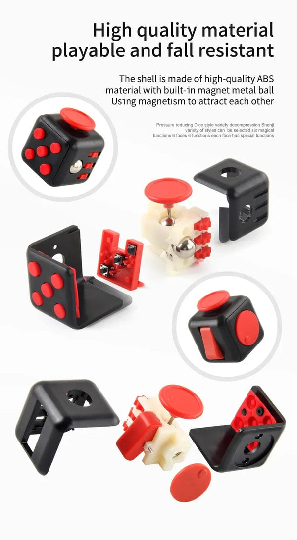 Planet Gates Red New Antistress Fidget Compression Sensory  New Novelty Magic Dice Toys for Children Adults Stress Relief Toys Kids juguetes Toys