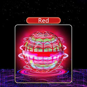 Planet Gates Red Original Product Fly Ball Hover Ball LED Light Rotating Fly Ball Toy Flying Drone Ball 2023 Indoor and Outdoor Children's Gift