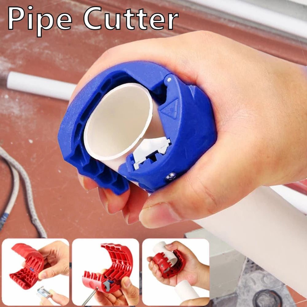 Planet Gates Red Pipe Cutter Plastic Blades for Plastic Pipe Wire Cable Cutter Household PVC/PU/PP/PE 20-50mm Tube Cable Portable Cutting Tools