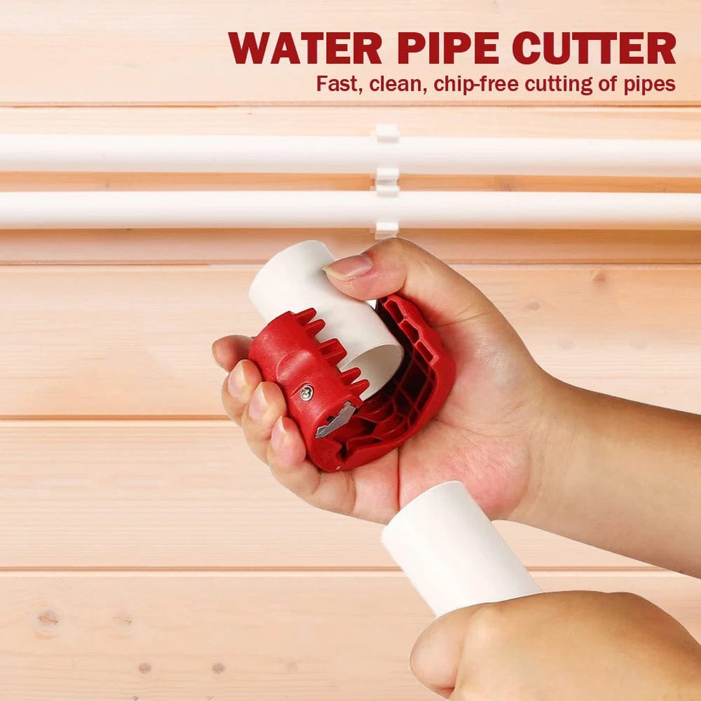 Planet Gates Red Pipe Cutter Plastic Blades for Plastic Pipe Wire Cable Cutter Household PVC/PU/PP/PE 20-50mm Tube Cable Portable Cutting Tools