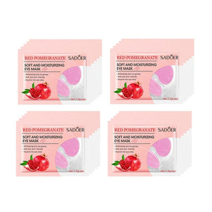 Planet Gates Red pomegranate 20 Pairs Collagen Under Eye Patches Moisturizing Dark Circles Eyes Care Masks Puffy Eyes