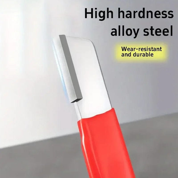 Planet Gates Red Portable knife sharpener Garden scissors Kitchen knife Mouth sharpener Scraper Edge trimmer Edge scraper