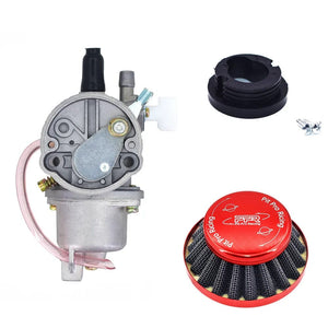 Planet Gates Red PPR / CHINA Pocket Bike 47cc 49cc engine carb carburetor with Pod Air Filter  2 stroke for Mini Quad ATV Dirt Bike MiniMoto Go Kart Buggy