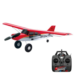 Planet Gates Red Qidi560 RC Plane Moore M7 Off-road 4CH Remote Control Airplane Brushless Fixed Wing Aircraft Model EPP Foam Toys for Children