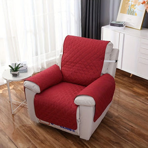 Planet Gates Red / Recliner 55*200CM/21.7*78.8IN 1pc Waterproof Recliner Cover Sofa Slipcover Washable Recliner Chair Cover Recliner Slipcover For Living Room Non-Slip Furniture Protector For Pets Dogs Cats Living Room Home Decor