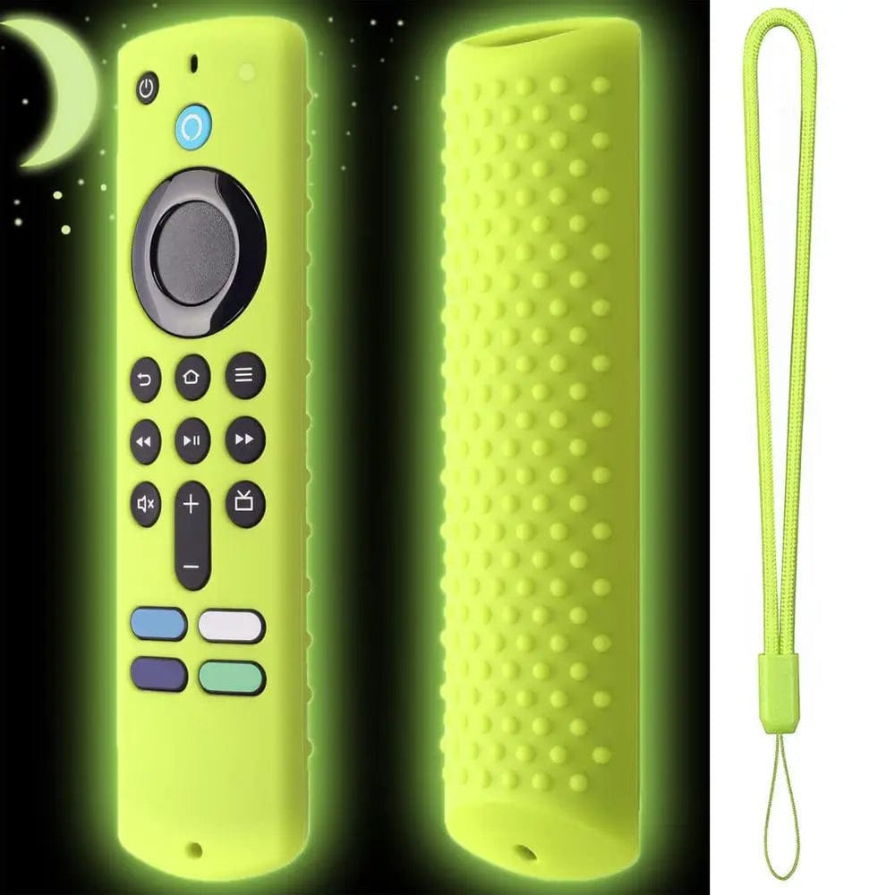 Planet Gates red Remote Protective Case Silicone Protective Sleeve Skin Glow In Dark Compatible For All-new Amazon Fire TV Stick 4K 2023 Remote