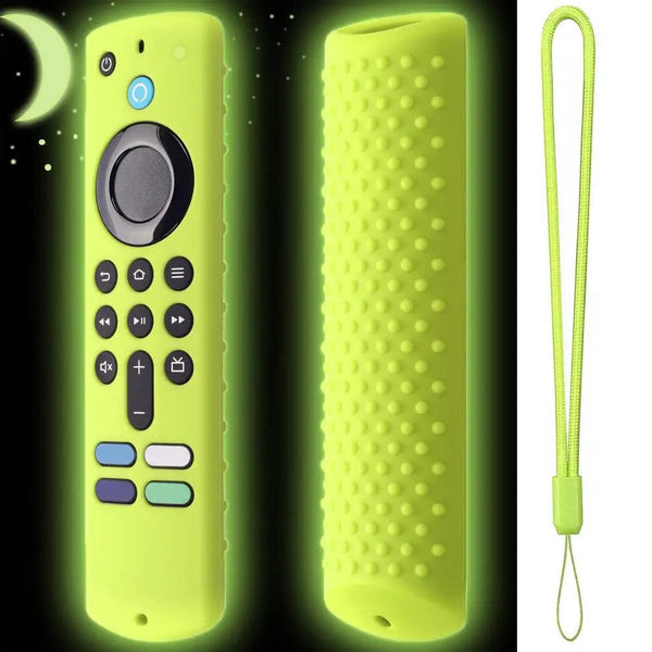 Planet Gates red Remote Protective Case Silicone Protective Sleeve Skin Glow In Dark Compatible For All-new Amazon Fire TV Stick 4K 2023 Remote