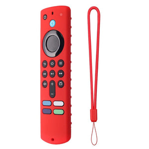 Planet Gates red Remote Protective Case Silicone Protective Sleeve Skin Glow In Dark Compatible For All-new Amazon Fire TV Stick 4K 2023 Remote