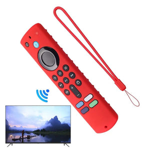Planet Gates red Remote Protective Case Silicone Protective Sleeve Skin Glow In Dark Compatible For All-new Amazon Fire TV Stick 4K 2023 Remote