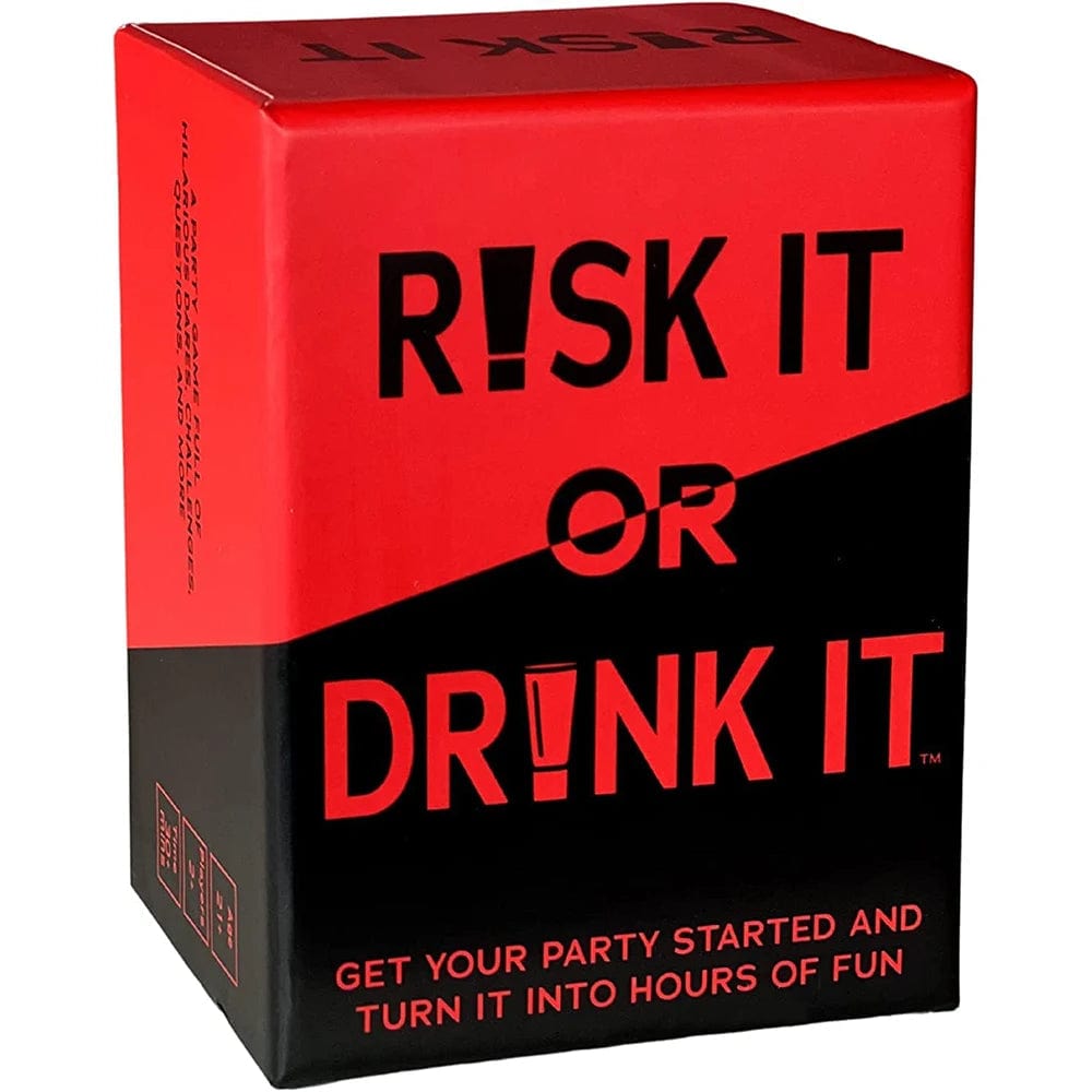 Planet Gates Red Risk It Or Drink It Fun Party Game For College Card Game Drinking Game Pregame Night Hilarious Dares Challenges Questions Adults