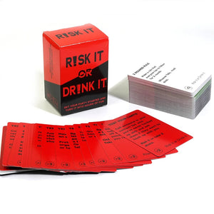 Planet Gates Red Risk It Or Drink It Fun Party Game For College Card Game Drinking Game Pregame Night Hilarious Dares Challenges Questions Adults