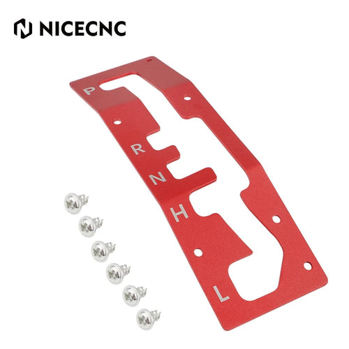 Planet Gates Red / Russian Federation For CAN AM Shift Shifter Gate Plate Panel Cover Guard Protector UTV for Can-Am Maverick X3 Max R 4x4 Turbo DPS 2017-2023 2019