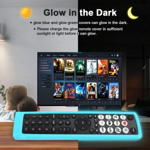 Planet Gates Red Silicone Case Fit for Hisense Smart Vidaa TV remote control EN2J36H EN2F36H EN2D36H ERF2N36H Protective Sheath Cover Anti-Slip ﻿