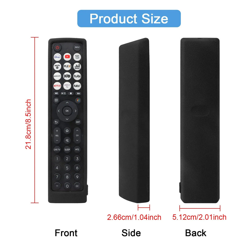 Planet Gates Red Silicone Case Fit for Hisense Smart Vidaa TV remote control EN2J36H EN2F36H EN2D36H ERF2N36H Protective Sheath Cover Anti-Slip ﻿