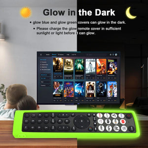 Planet Gates Red Silicone Case Fit for Hisense Smart Vidaa TV remote control EN2J36H EN2F36H EN2D36H ERF2N36H Protective Sheath Cover Anti-Slip ﻿