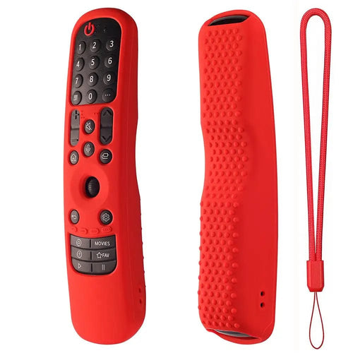 Planet Gates red Silicone Case For 2021 LG Smart TV Remote Control LG MR21GA LG MR 21GC Dustproof Life-Waterproof Anti-drop