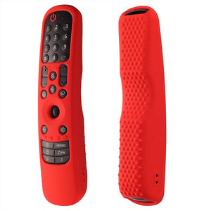 Planet Gates red Silicone Case For 2021 LG Smart TV Remote Control LG MR21GA LG MR 21GC Dustproof Life-Waterproof Anti-drop