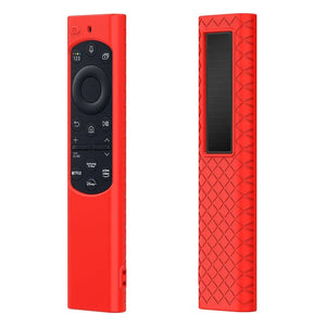 Planet Gates Red Silicone Protective Case For 2022 Samsung Solar Remote Control BN59 BN68 Smart TV Shockproof Cover Sleeve For TM-1990C 2180