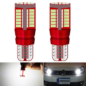 Planet Gates Red / T10 2pcs T10 W5W Car Interior Reading Dome Light Side Marker Lamp 168 194 LED Auto Wedge Parking Bulb For Golf 7 4 6 Mk7 5 Gti Mk5 3