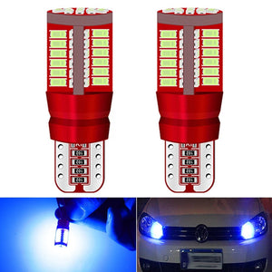 Planet Gates Red / T10 2pcs T10 W5W Car Interior Reading Dome Light Side Marker Lamp 168 194 LED Auto Wedge Parking Bulb For Golf 7 4 6 Mk7 5 Gti Mk5 3