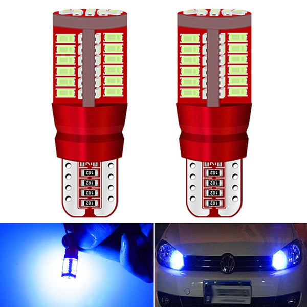 Planet Gates Red / T10 2pcs T10 W5W Car Interior Reading Dome Light Side Marker Lamp 168 194 LED Auto Wedge Parking Bulb For Golf 7 4 6 Mk7 5 Gti Mk5 3