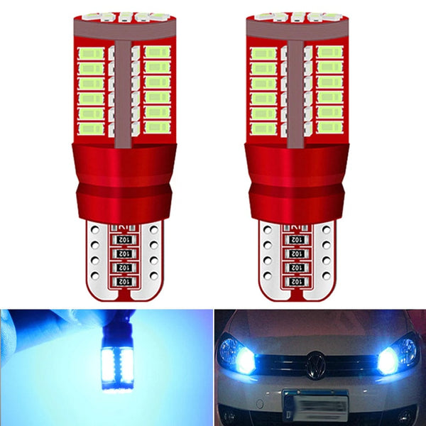 Planet Gates Red / T10 2pcs T10 W5W Car Interior Reading Dome Light Side Marker Lamp 168 194 LED Auto Wedge Parking Bulb For Golf 7 4 6 Mk7 5 Gti Mk5 3