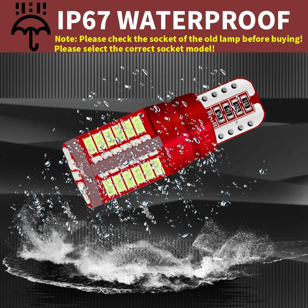 Planet Gates Red / T10 2pcs T10 W5W Car Interior Reading Dome Light Side Marker Lamp 168 194 LED Auto Wedge Parking Bulb For Golf 7 4 6 Mk7 5 Gti Mk5 3