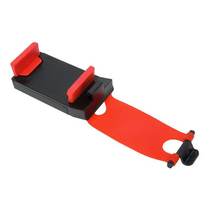 Planet Gates Red Universal Car Bracket Car Steering Wheel Phone Holder Clip Stand Elastic Buckle GPS Navigator Mount Car Phone Holder
